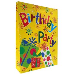 Eureka Ukrasna torba Jumbo Party žuta 33x45x10 cm Cene