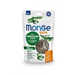 Monge cat skin support with codfish and aloe 60g Cene
