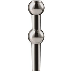 STOFF Nagel Sjajno crna metalna vaza (visina 10 cm) Nagel – Cene
