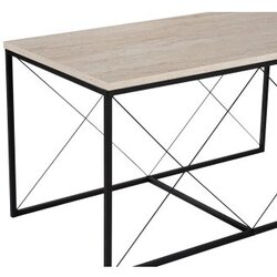 Hanah home defne - black, marble blackmarble coffee table set Cene