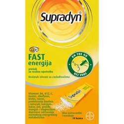Bayer supradyn fast energija 10 kesica Cene