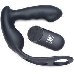 Alpha-Pro 7X P-STRAP Milker Vibrating Prostate Stim with Cock & Ball Harness Cene