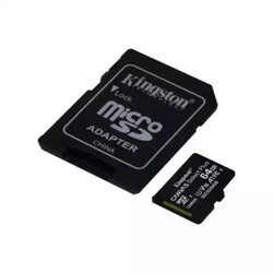 Kingston Micro SD Card 64GB + SD adapter SDCS2/64GB class 10 Cene