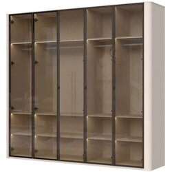 Jela ormar rondo P5-5AL/RO, 243x225x56cm, bež - metalik Cene