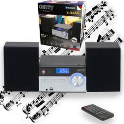 FM USB Mini Hi Fi sustav CD-ROM glazbeni toranj Bluetooth X-BASS Cene