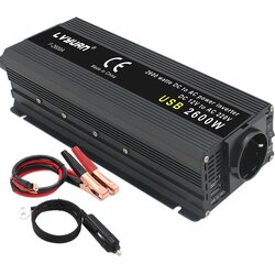 Foval Pretvornik moči, vršna moč 2600W, stalna moč 1300W, 12V 220V 2600W, evropska vtičnica, (5000159109) Cene