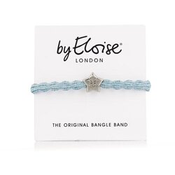 By Eloise London Metallic Silver Star elastika za lase Cene