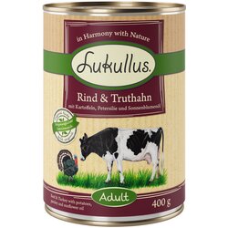 Lukullus govedina & puran - 6 x 400 g Cene