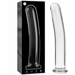 Ibiza Nebula Model 17 Dildo Borosilicate Glass 18.5x3cm Clear Cene