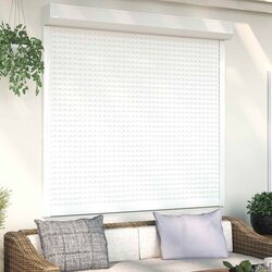 Roletna Bijeli 160 x 150 cm Aluminij i poliuretan Cene