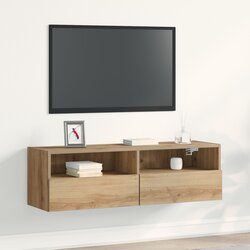 vidaXL TV zidna jedinica Artisan hrast Konstruirano drvo Standard Cijene