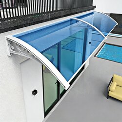Alberg Alu nadstrešnica 150×100 cm plava sa belim nosačem ( AGX–150100–WHBL ) Cene