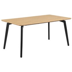 Actona Jedilna miza z mizno ploščo v hrastovem dekorju 90x160 cm Cadiz – Cene
