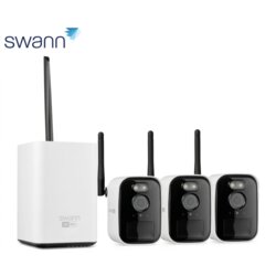 Swann MRMINISD3 MaxRanger4K Mini brezžični varnostni sistem, 4K UHD, 3x kamera, 1x snemalna enota, WIFI HaLow, TrueDetect+, APP, Night2Day snemanje, mikrofon, zvočnik, IP66, +microSD - - Bonajo Cene