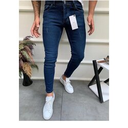 Dewberry 64205 Skinny Fit Mens Trousers-BLUE Cijene