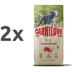 Carnilove Dog True Fresh Junior Large, briketi - raca 2 x 12 kg Cene