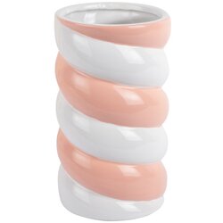 PT LIVING Bijela/ružičasta keramička vaza (visina 23 cm) Marshmallow – Cene