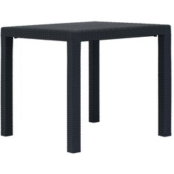 vidaXL Vrtni stol antracit 79 x 79 x 72 cm plastika s izgledom ratana Cijene