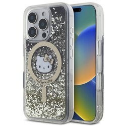 Hello Kitty OVITEK LIQUID GLITER FEVER ZA MAGSAFE OVITEK ZA IPHONE 16 PRO ZLAT, (21896995) Cene