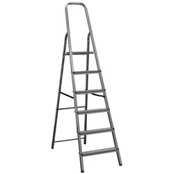 Alpos preklopne ljestve (6 stepenica, radna visina: 3,1 m, aluminij) Cene