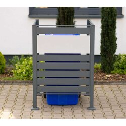 WESTMANN spremište za kantu za smeće Planum | 1 x 240L | Antracit | 90x90x120 cm - BRANDED IN GERMANY Cene
