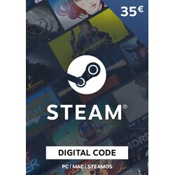 VALVE-SOFTWARE STEAM dopuna kredita 35 EUR - EU Cene