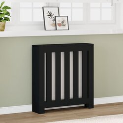 vidaXL Pokrov za radijator crni 78 x 20 x 82 cm konstruirano drvo Cijene