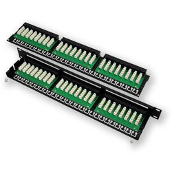 LAN-TEC PP-126 48P/C5E - 19" patch panel 1U, 48 priključaka C5E Cene