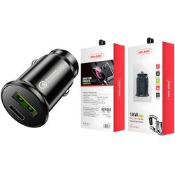 Ven Dens 18W USB i Type C Mini Auto punjač - Crna KP34852 Cene