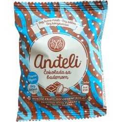 Anđeli Ovseni kolač sa crnom čokoladom i bademom 50g Cene