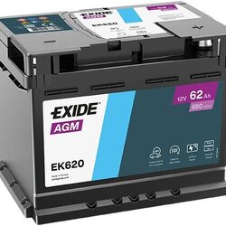 Exide Start-Stop AGM EK620 – Vrhunska Snaga i Pouzdanost Cene