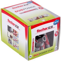 Fischer DUOPOWER 10x80 25 St. Cene