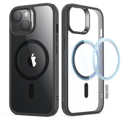 ESR Classic Hybrid HaloLock maska za iPhone 15 Plus - Clear Black Cene