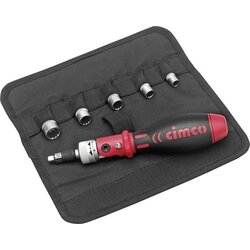 Cimco Ratschenschraubendreher 18-tlg.Set m.Tasche 114866: komplet ročnega ključa z zobatim mehanizmom 18 kosov s torbico 114866., (20787123) Cene