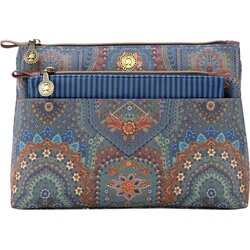 Pip Studio Set kozmetičkih torbica Caryn Jabali - plava Cene