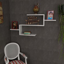Woody Fashion polica za knjige Twist White Cene