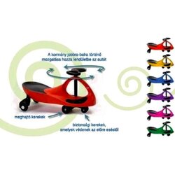 Bobocar Avto brez pedal z gumijastimi kolesi - rdeče barve Cene