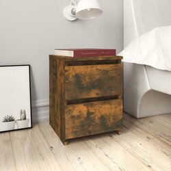 vidaXL noćni ormarić dimljeni hrast 30 x 30 x 40 cm konstruirano drvo Cijene