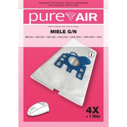 Pure Air Vrečke za sesalnike MIELE G/N - 4 vrečke + filter, (5000257135) Cene