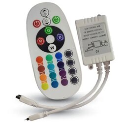 V-tac 72W infrardeči krmilnik za RGB led trakove - 24 gumbov, (21533400) Cene