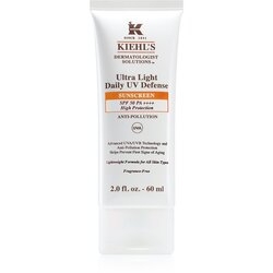 Kiehls Ultra Light Daily UV Defense ultra lahki zaščitni fluid za vse tipe kože, vključno z občutljivo kožo SPF 50+ 60 ml Cene