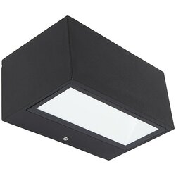 LUTEC LED zunanja stenska svetilka Lutec Gemini (9 W, 9 x 6,5 x 14 cm, 480 lm, toplo bela svetloba, antracit) Cene