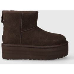 Ugg Polškornji CLASSIC MINI PLATFORM Kostanjeva Cene