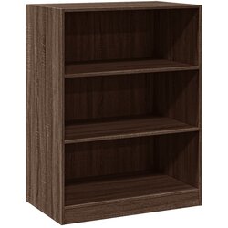 vidaXL garderobna omara rjavi hrast 77x48x102 cm inženirski les, (21274403) Cene