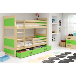 BestBed bonny krevet na sprat 200X90 pine zeleni Cene