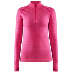 Craft Women's T-Shirt Core Dry Active Comfort Zip Pink Cene