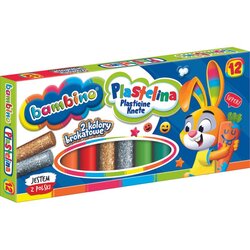 Bambino šareni plastelin 12 boja Cene