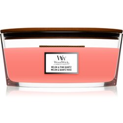 Melon woodwick mirisna sveća melon & pink quartz elipse Cene