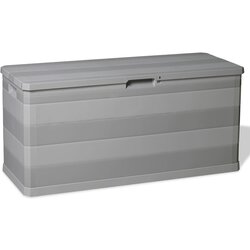 vidaXL Vrtna škatla za shranjevanje 117x45x56 cm siva, (20579970) Cene