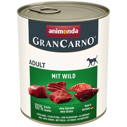 animonda GranCarno Original Adult 6 x 800 g - Z divjačino Cene